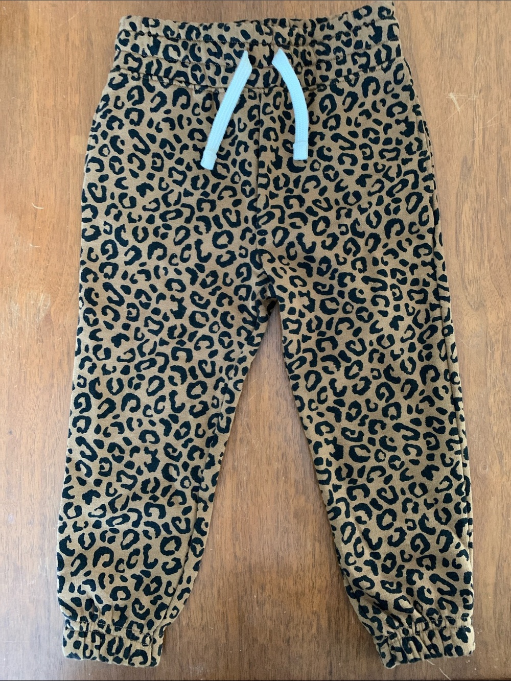 🫐3/$30 Brand new Old Navy Leopard Print Sweatpants with Light Blue Drawstring